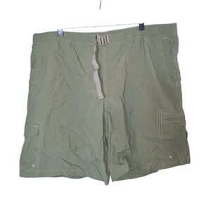 Columbia Cascade Creek II Water Shorts Mens Green 9" Inseam Swim Trunks XL‎